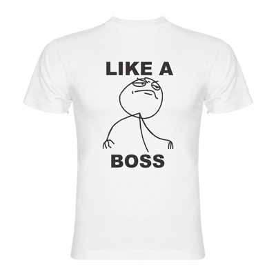 Smešna majica - Like a Boss